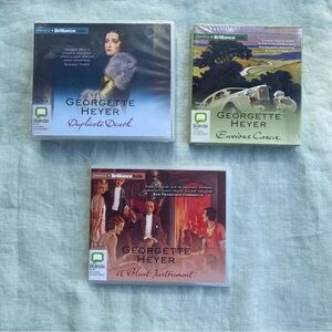 Lot of 3 NWT Georgette Heyer Inspectors Hannasyde & Hemingway audiobook CDs